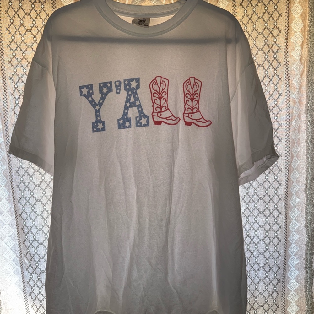 Comfort Colors White Tee with Graphic